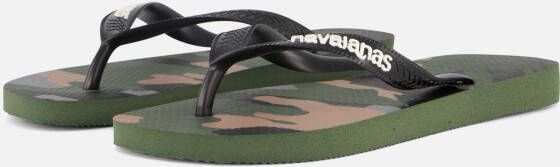 Havaianas Slippers groen Rubber