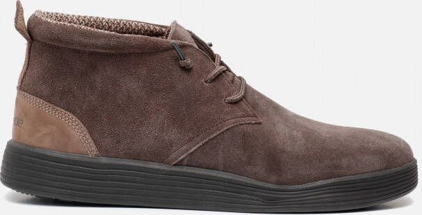 Hey Dude HEYDUDE Jo Heren Boots Java | Bruin | Gerecycled Suède