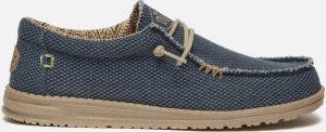 Hey Dude HEYDUDE Wally Braided Heren Instappers Blue Night Blauw HD40003-4NM