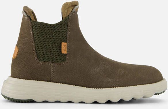 HEYDUDE Branson Chelsea boots groen Leer