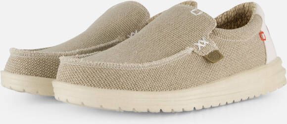 Hey Dude HEYDUDE Mikka Braided Heren Instappers Off White Beige Wit HD40124-1LB