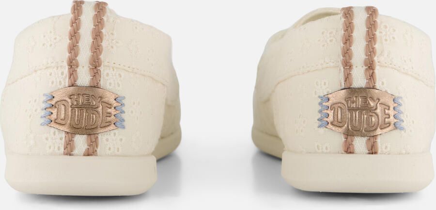 HEYDUDE Hey Dude Harbor Breeze Bootschoenen beige Textiel - Foto 4