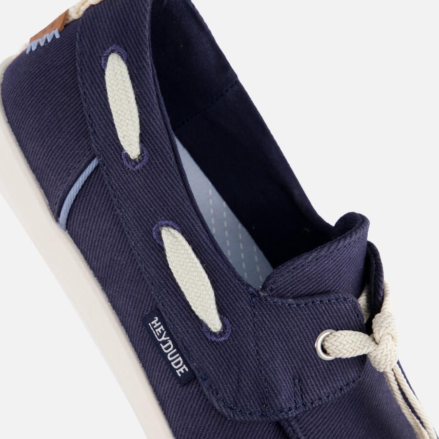 HEYDUDE Hey Dude Harbor Breeze Bootschoenen blauw Textiel - Foto 2