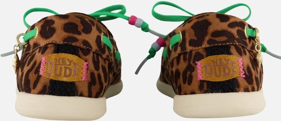 HEYDUDE Hey Dude Harbor Breeze Bootschoenen bruin Leopard - Foto 4
