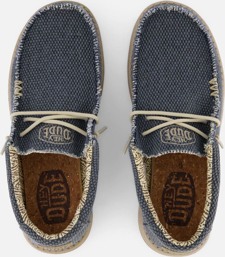 Hey Dude HEYDUDE Wally Braided Heren Instappers Blue Night Blauw HD40003-4NM - Foto 4