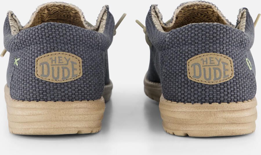 HEYDUDE Instappers Wally Braided Flannel HD40003-1YF Grijs - Foto 5