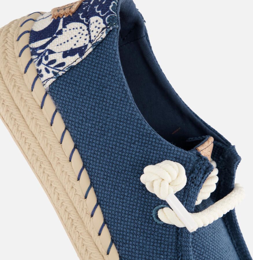 HEYDUDE Hey Dude Wendy Instappers blauw Textiel - Foto 2
