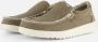 Hey Dude Casual Slip-On Canvas Schoen Brown Heren - Thumbnail 1