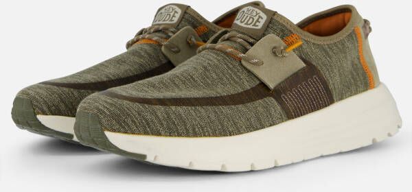 Hey Dude Dual Knit Laced Shoes Green Heren - Foto 2