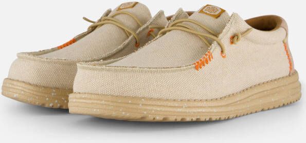 HEYDUDE Wally Coastline Jute Instappers beige