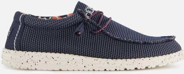 HEYDUDE Wally SOX Instappers blauw Canvas