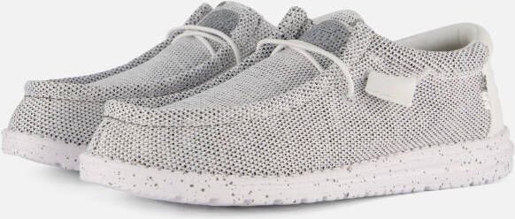 Hey Dude Klassieke Wally Sox Sneaker White Heren