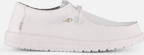 HEYDUDE Wally Sport Mesh Heren Instappers White White