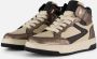 Hip H1197 Sneakers Meisjes Leren Sneaker Brons - Thumbnail 1