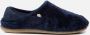 Hot Potatoes Pantoffels Blauw Textiel 272249 Dames - Thumbnail 2