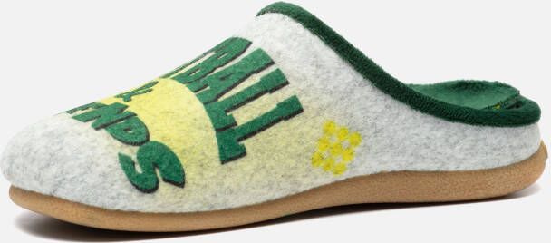 Hot Potatoes pantoffels met printopdruk grijs groen Textiel Printopdruk 39 - Foto 7