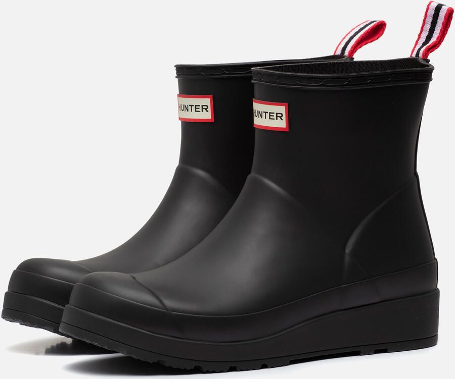 HUNTER Regenlaarzen Dames Play Boot Short Rubber Zwart