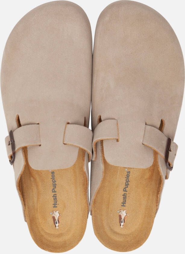 Hush Puppies instappers Beige Suede 370438 Heren