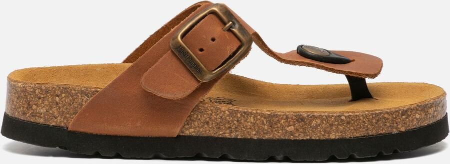 Hush Puppy Hush Puppies Slippers cognac Leer - Foto 3