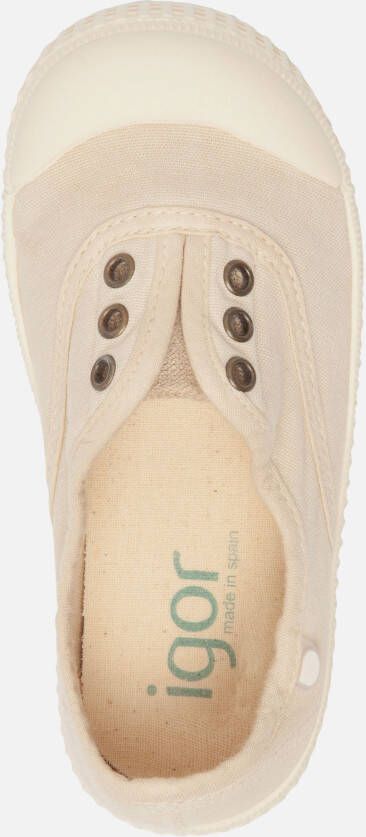 Igor Berri Sneakers beige Textiel 20202 Dames