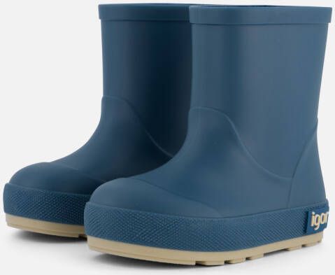 Igor Regenlaarzen blauw Rubber