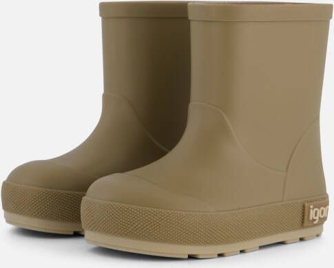 Igor Regenlaarzen taupe Rubber
