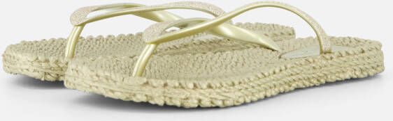 Ilse Jacobsen Cheerful01 Slippers goud Rubber