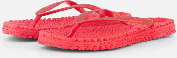 Ilse Jacobsen Slippers met glitter CHEERFUL01 303 Deep Red Deep Red