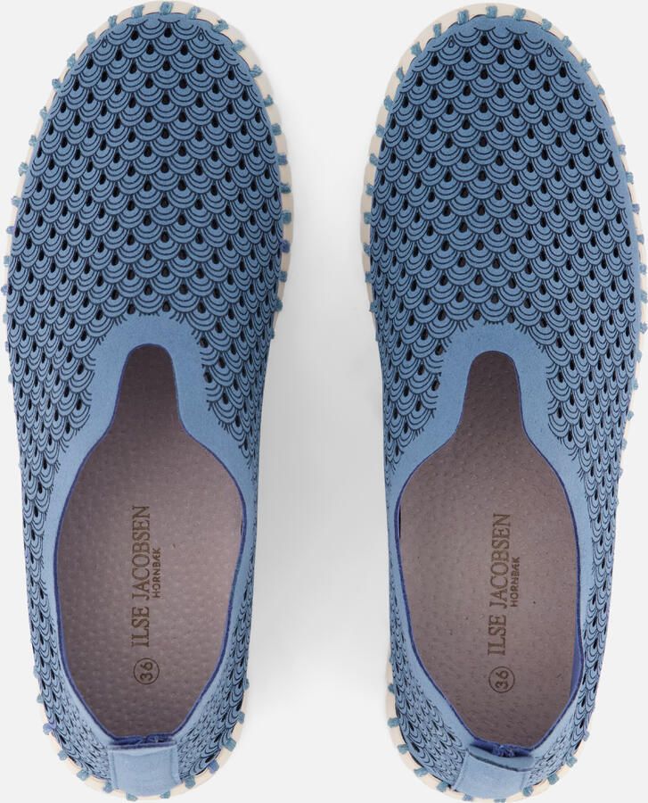 Ilse Jacobsen Hornbæk Blauwe Instappers Tulip3275 Blue Dames - Foto 3