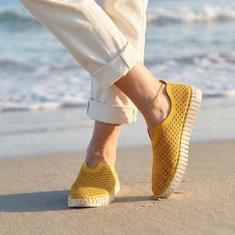 Ilse Jacobsen Vrouwen Instapschoenen Tulip 3275 Geel - Foto 4