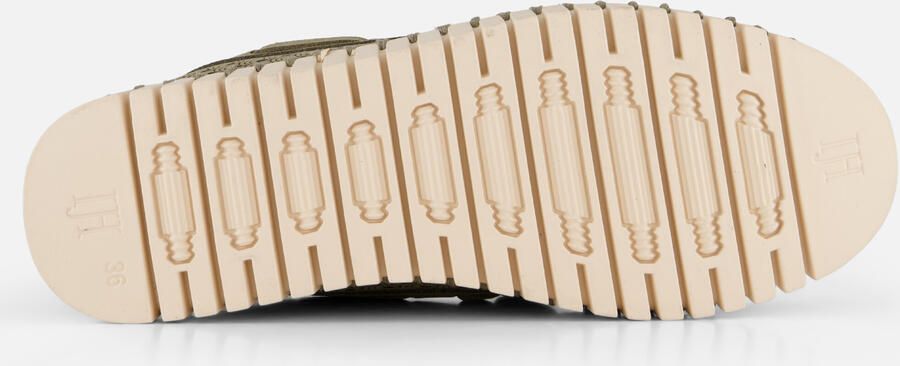 Ilse Jacobsen Instappers groen Textiel - Foto 4