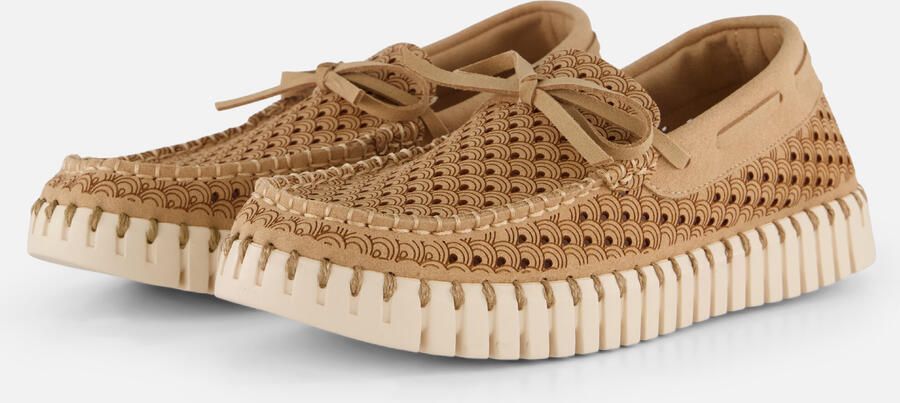 Ilse Jacobsen Instappers taupe Textiel