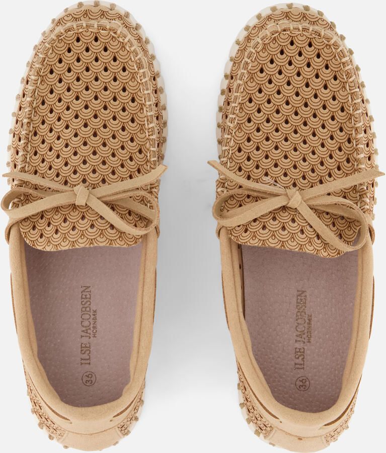 Ilse Jacobsen Instappers taupe Textiel - Foto 2