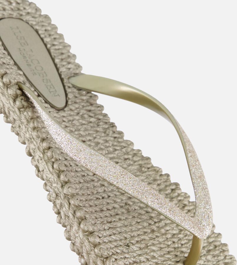 ILSE JACOBSEN Teenslippers Dames Cheerful01 Maat: 36 Materiaal: Rubber Kleur: Blauw - Foto 3