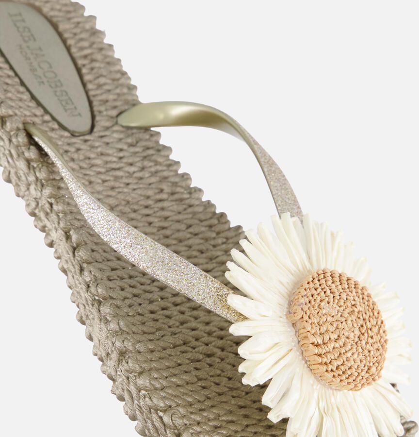 ILSE JACOBSEN Teenslippers Dames Cheerful16f Rubber Zilverkleurig - Foto 11
