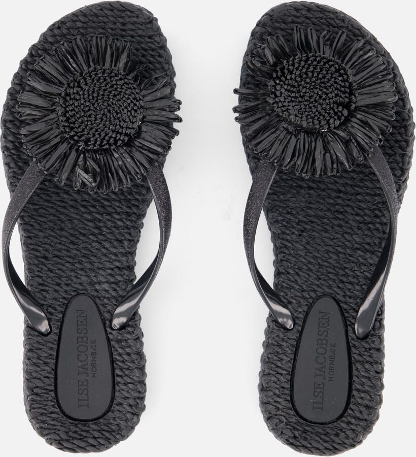 ILSE JACOBSEN Teenslippers Dames Cheerful16f Maat: 41 Materiaal: Rubber Kleur: Zwart - Foto 8