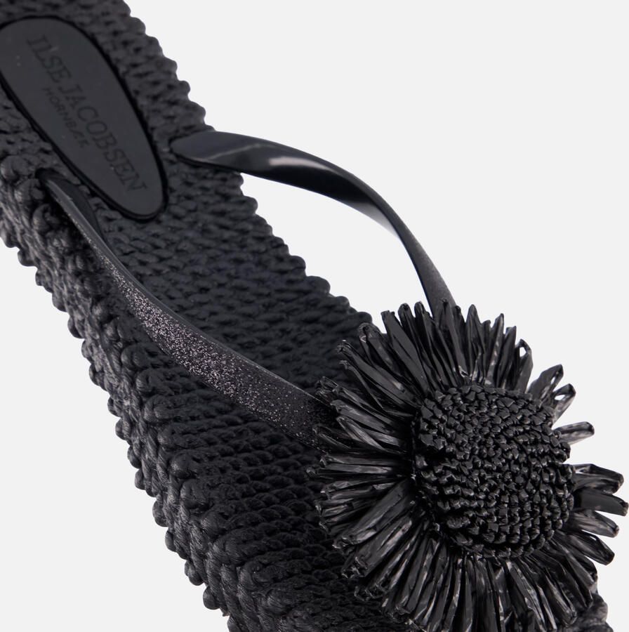 ILSE JACOBSEN Teenslippers Dames Cheerful16f Maat: 41 Materiaal: Rubber Kleur: Zwart - Foto 7