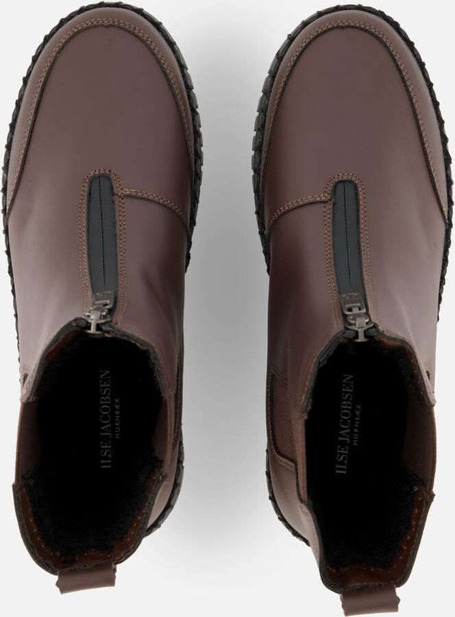 Ilse Jacobsen Tulip6372 Chelsea boots bruin Nylon Dames - Foto 4