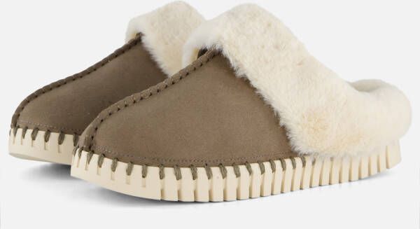 ILSE JACOBSEN Pantoffels Dames Tulip3871 Maat: 36 Materiaal: Suèdelook Kleur: Grijs - Foto 5