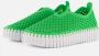 Ilse Jacobsen Instappers Platform TULIP3373W witte zool 495 Bright Green Bright Green - Thumbnail 2