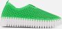 Ilse Jacobsen Instappers Platform TULIP3373W witte zool 495 Bright Green Bright Green - Thumbnail 2