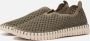 Ilse Jacobsen Instappers Dames Instapschoenen Damesschoenen Canvas Tulip 3275 Groen - Thumbnail 3