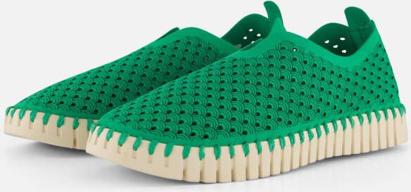 ILSE JACOBSEN Instappers Dames Tulip3275 Maat: 37 Materiaal: Textiel Kleur: Groen - Foto 2