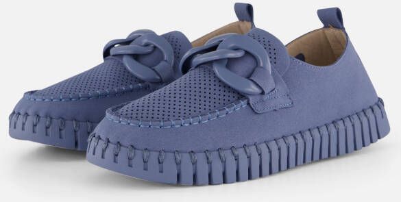 Ilse Jacobsen Tulip Loafers blauw Microvezel Dames