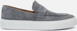 Invinci Instappers Grijs Suede 321509 Heren Suède