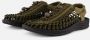 Keen Uneek Heren Sandalen Dark Olive Black Groen Polyester K1023381 - Thumbnail 1