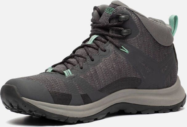 Keen Terradora II Mid Dames Wandelschoenen Magnet Ocean Wave Grijs Mesh
