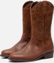 Kipling El Paso Cowboylaarzen cognac Leer Dames - Thumbnail 2