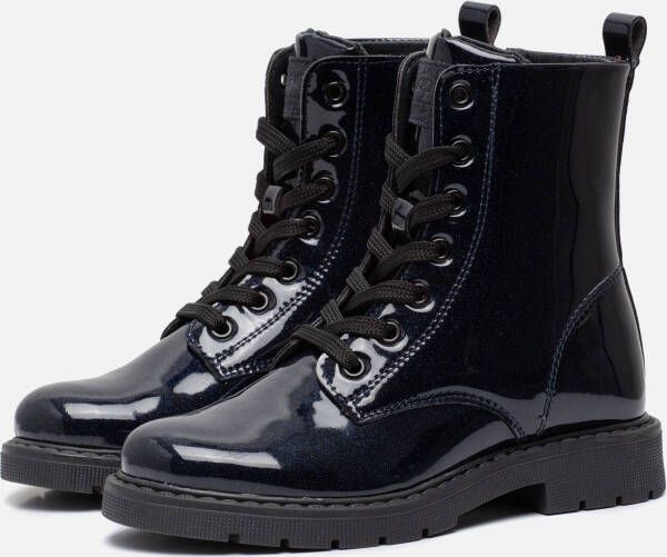 Kipling Ella Veterboots blauw Pu
