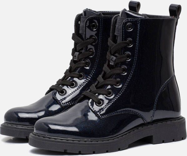 Kipling Ella Veterboots blauw Pu